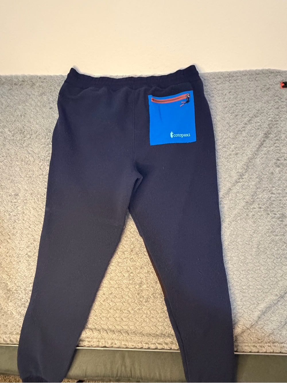 cotopaxi Navy Sweat Joggers with Bright Blue Pocket